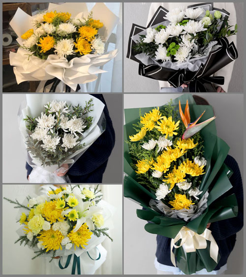 河南焦作孟州市西虢镇湾村村白事花束代送